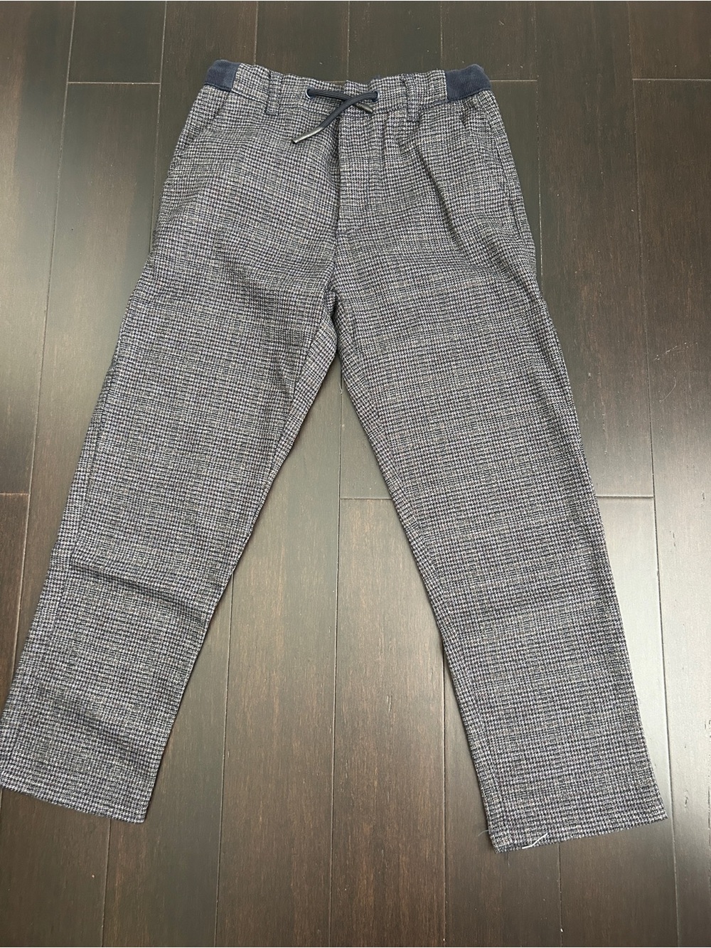 Zara Kid’s Navy Houndstooth Chinos